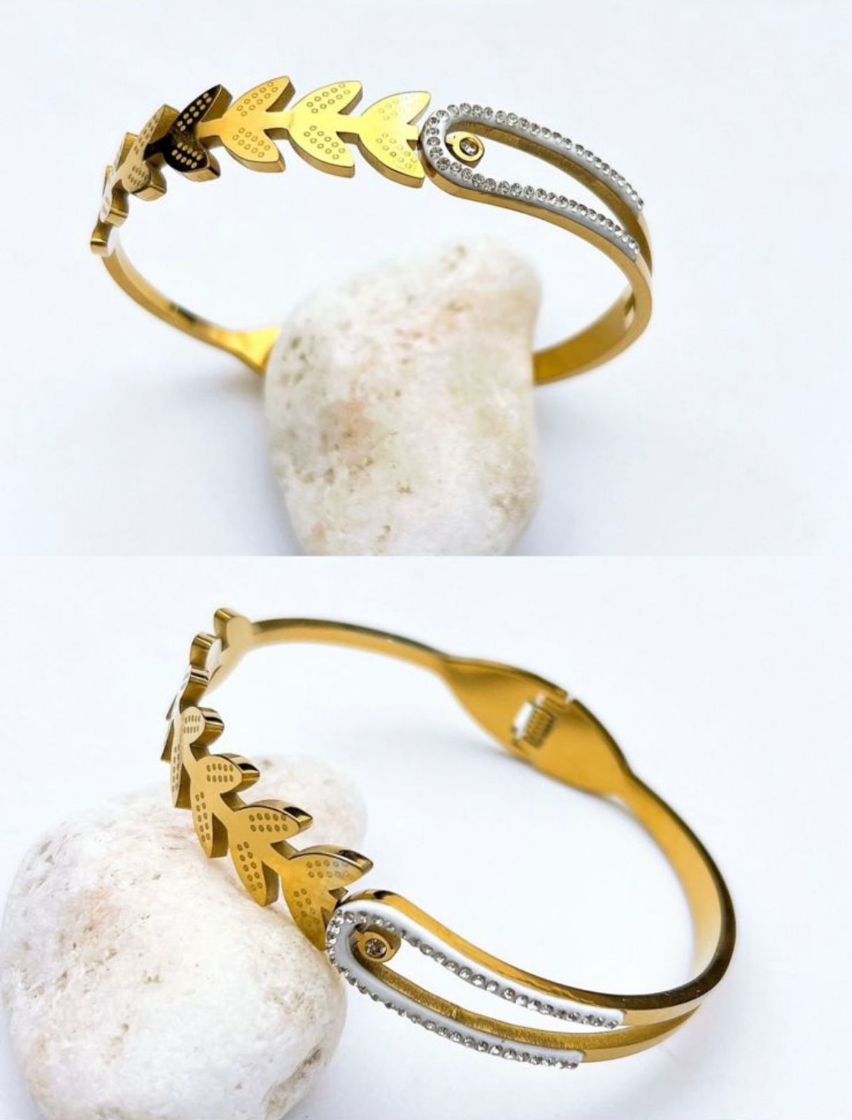 gold medallion kada with greek key design gold medallion kada with greek key design