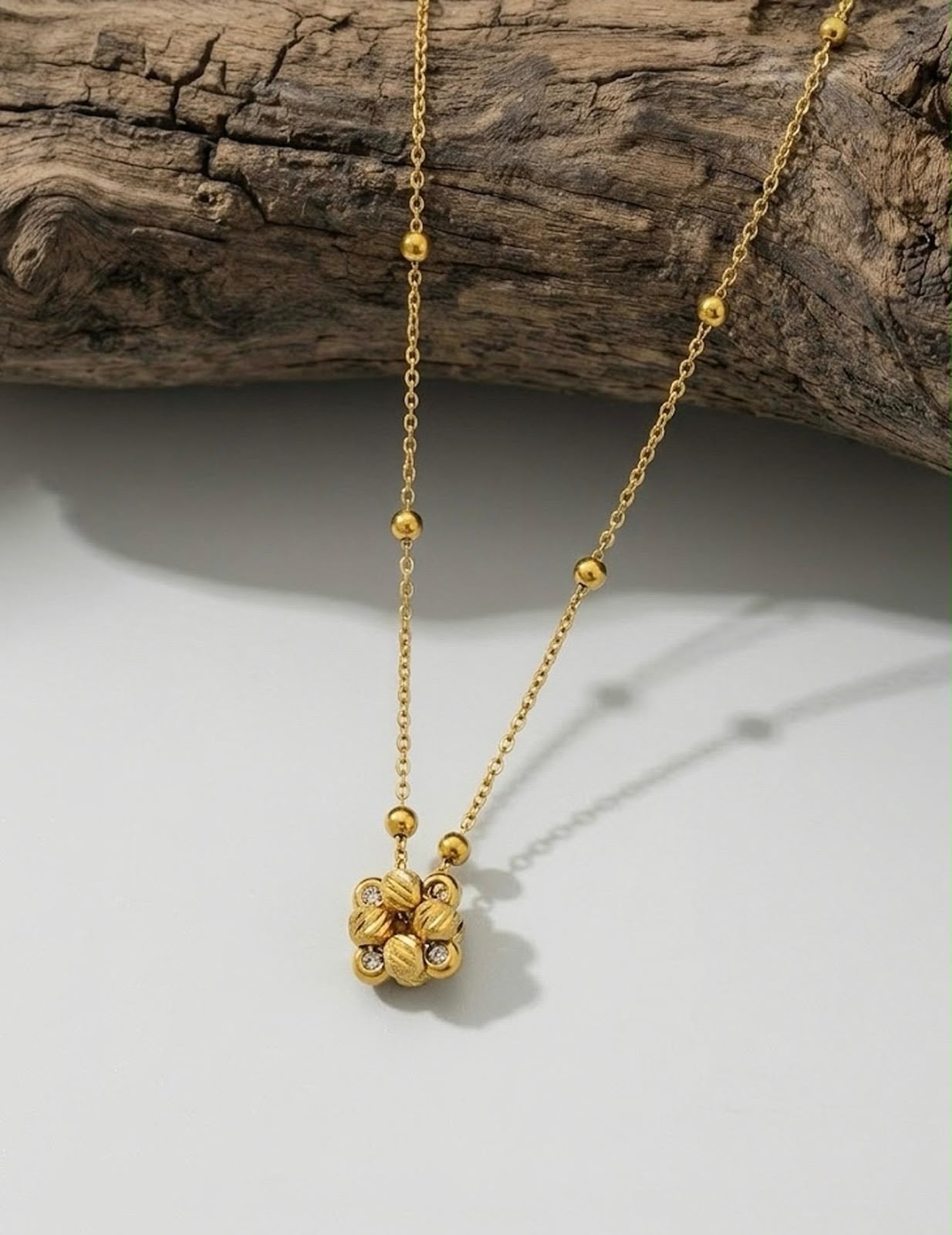crystal flower ball necklace crystal flower ball necklace