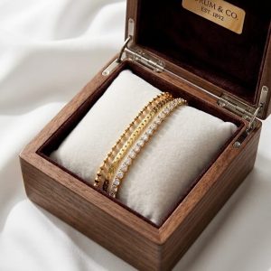 gold layered bracelet set 3 piece | zenoor collection