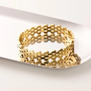 textured handcuff bracelet